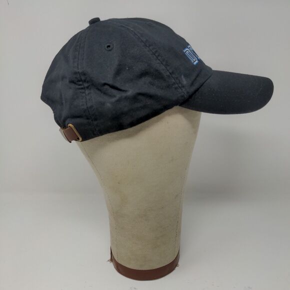 ADAMS Upscale Fashion Headwear Devon Black Strapback Hat Cap Embroidered - Picture 6 of 11